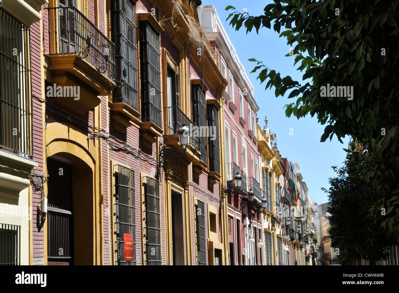 Calle Alvar Nuñez, Sevilla, Andalusien, Spanien Stockfoto