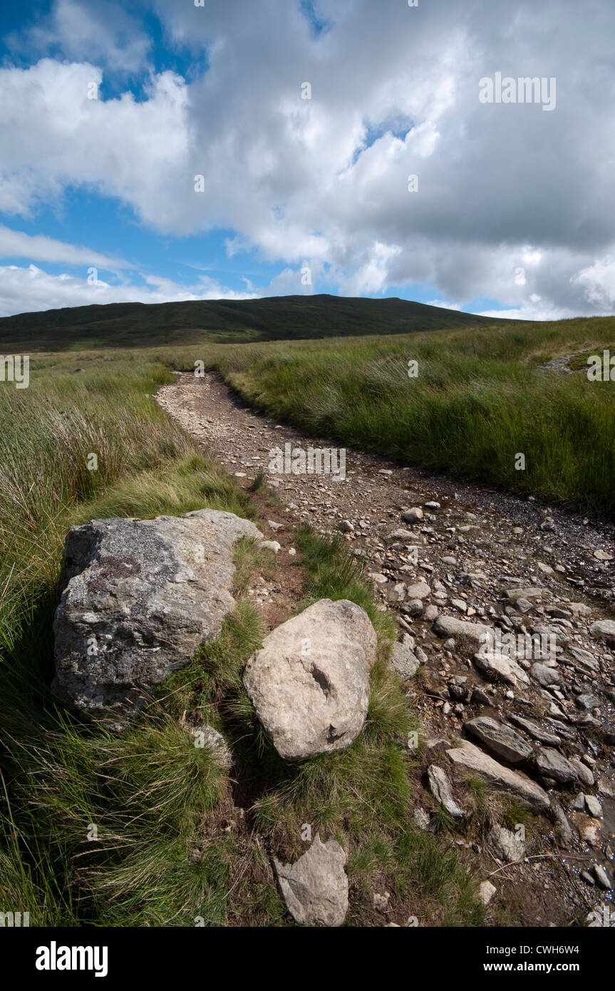 Bwlch-y-Ddeufaen Bergpass Carneddau Bereich Nord Snowdonia Stockfoto