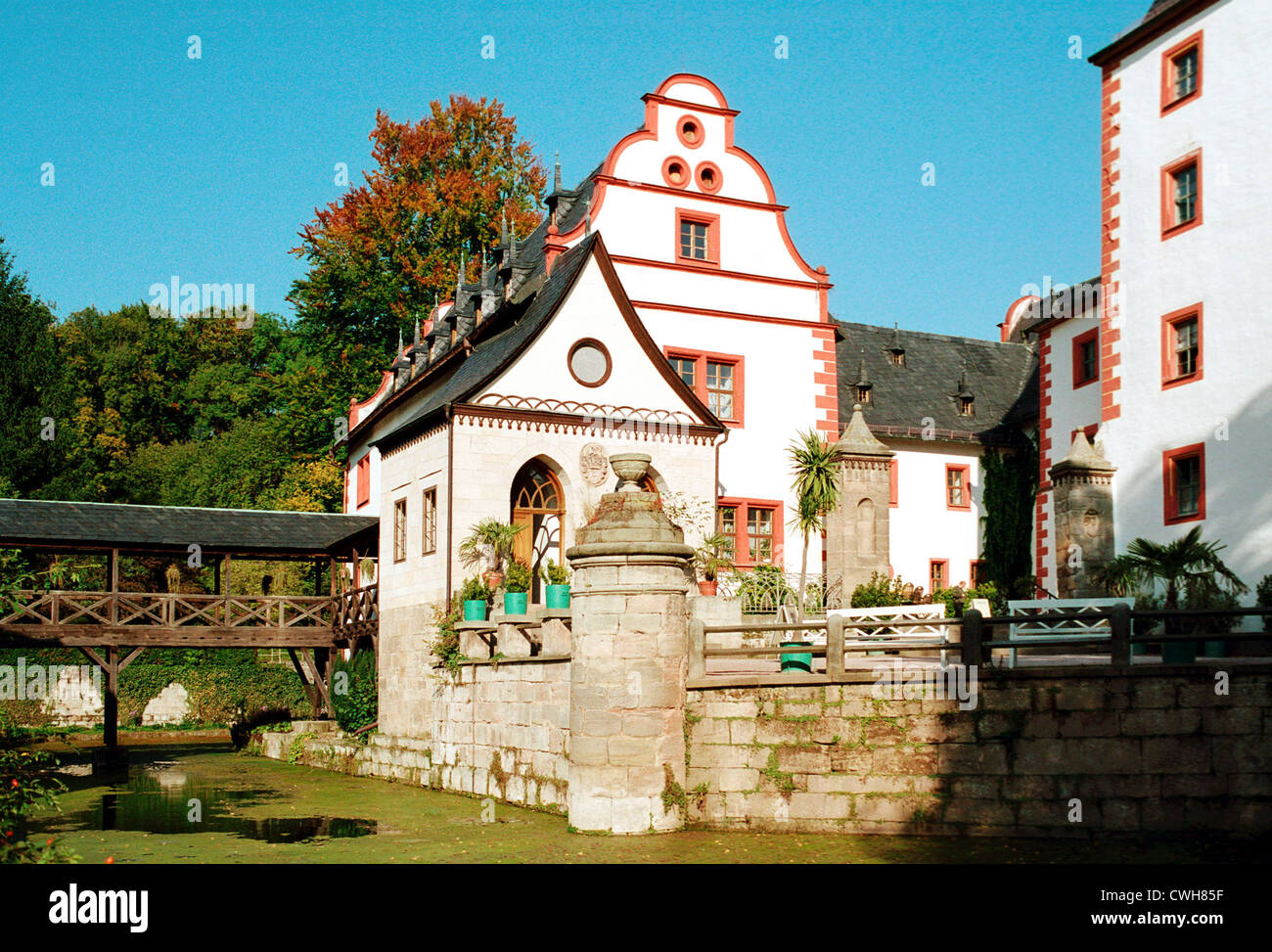 Grosskochberg, das Wasserschloss Kochsberg Stockfoto