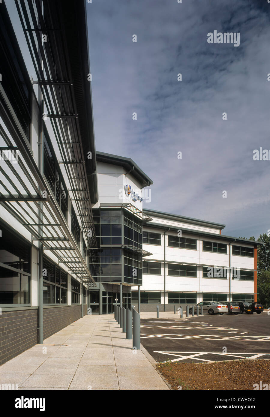 Bedford i-Laborgebäude. Stockfoto