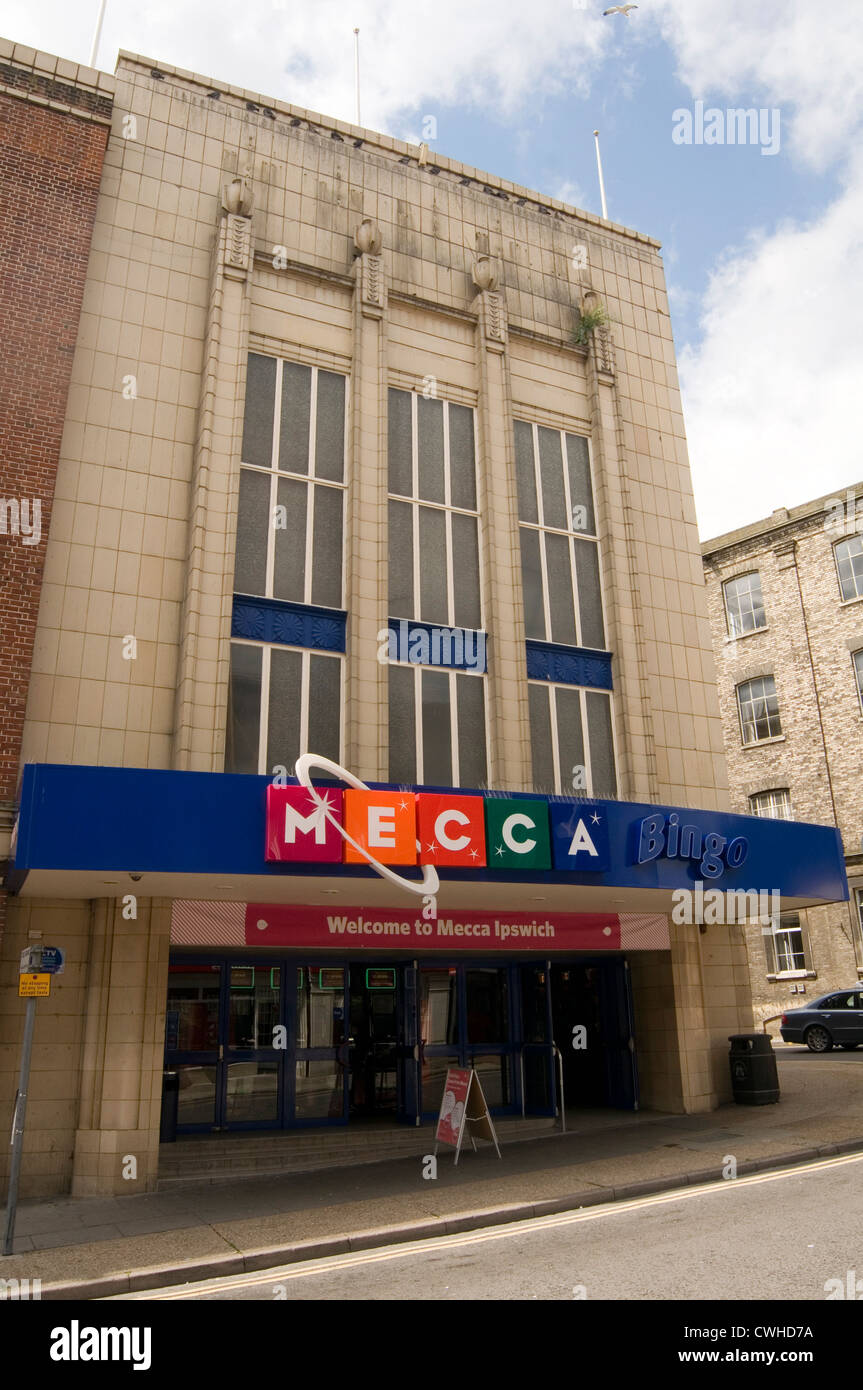 Mekka Bingo Halle Hallen uk alte Theater spielen Stockfoto
