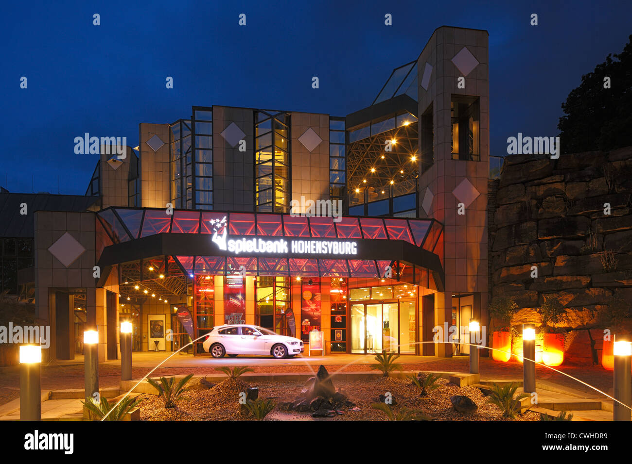 D-Dortmund, Ruhrgebiet, Westfalen, Nordrhein Westfalen, NRW, D-Dortmund-Syburg, Ardey Hills, Casino Hohensyburg, Nacht-Fotografie, Beleuchtung Stockfoto D-Dortmund, Ruhrgebiet, Westfalen, Nordrhein Westfalen, NRW, D-Dortmund-Syburg, Ardey Hills, Casino Hohensyburg, Nacht-Fotografie, Beleuchtung Stockfoto
