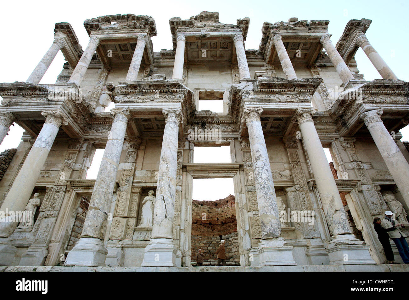 Ephesus, die Überreste der Celsus-Bibliothek Stockfoto