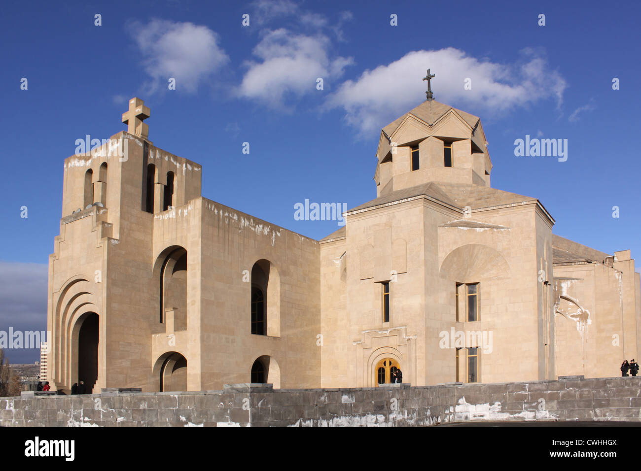 St. Gregory die Belichtungseinheit Kathedrale, Yerevan. Armenien Surb Stockfoto