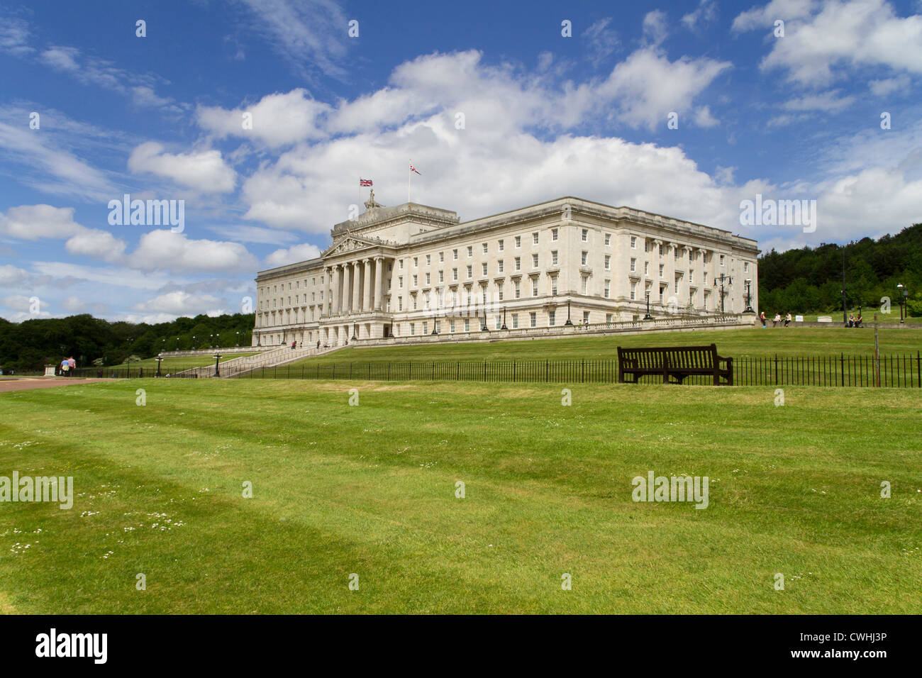 Parlamentsgebäude Stormont, Belfast, Nordirland Stockfoto