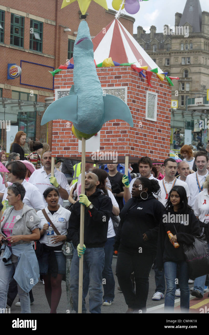 Gay-Pride-Parade Liverpool 2010 Stockfoto