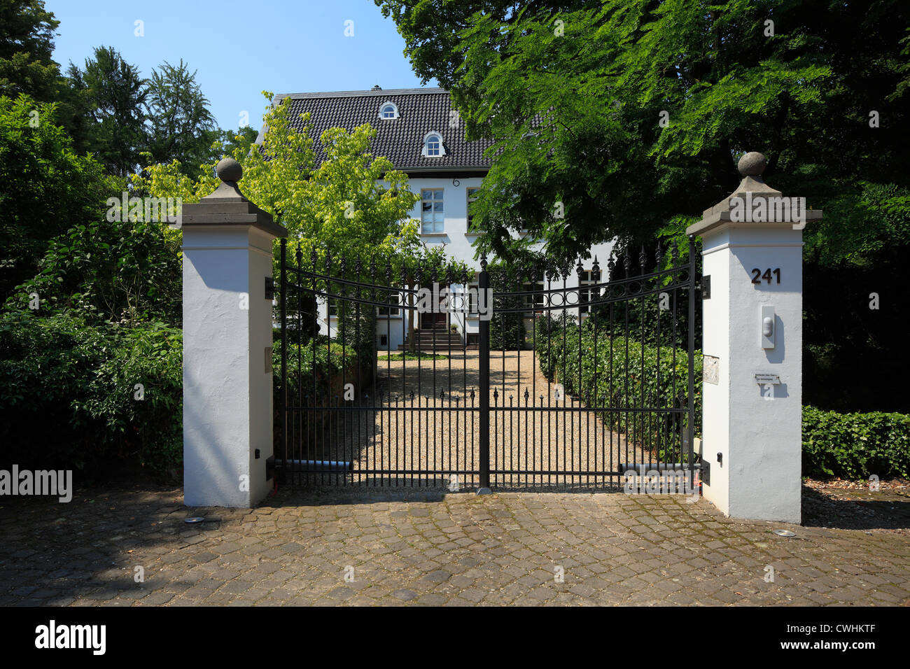 Haus Traar in Krefeld-Traar, Niederrhein, Nordrhein-Westfalen, Herrenhaus Stockfoto