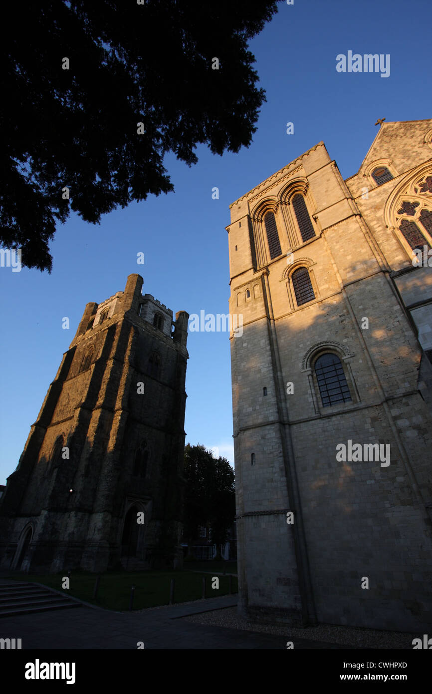 Chichester Cathedral und Tower, West Sussex Stockfoto