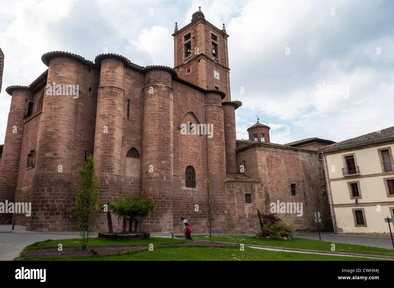 Kloster Santa María la Real. Nájera. La Rioja-Gemeinschaft. Spanien Stockfoto