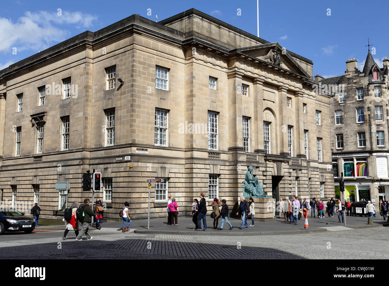 Edinburgh High Court of Justiciary, Lawnmarket, Schottland, Großbritannien Stockfoto