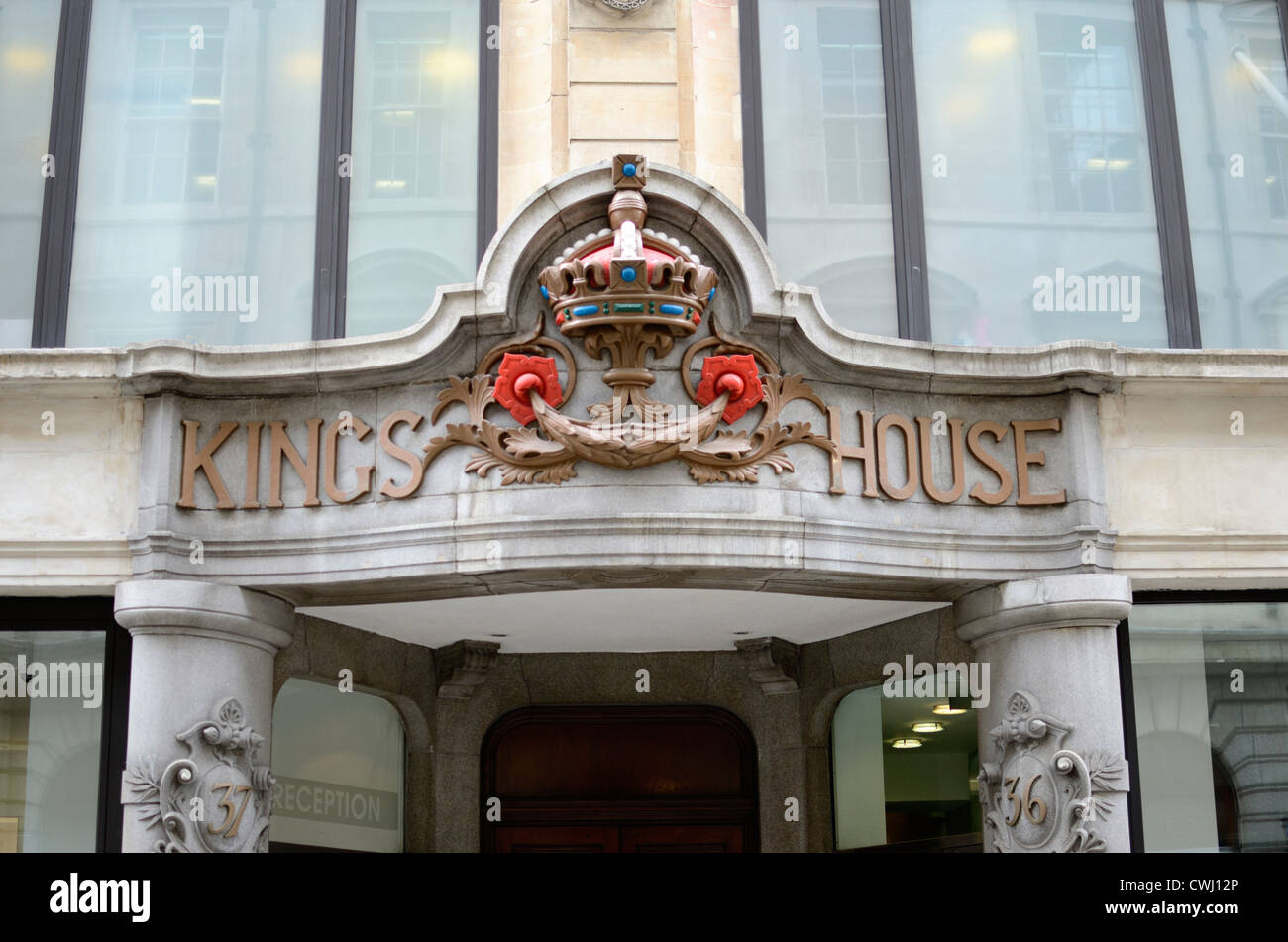 Königs-Haus in der King Street, City of London, London, England Stockfoto