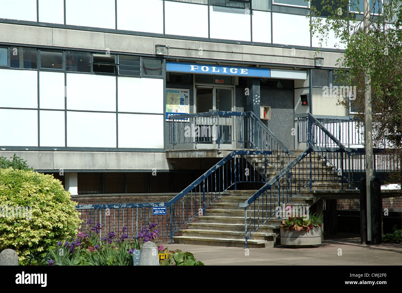 St Albans Polizeistation in Victoria Street, St Albans, Hertfordshire, England, UK. Stockfoto