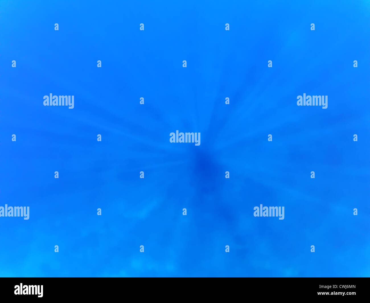 Unterwasser blaue Hintergrundbild Stockfoto