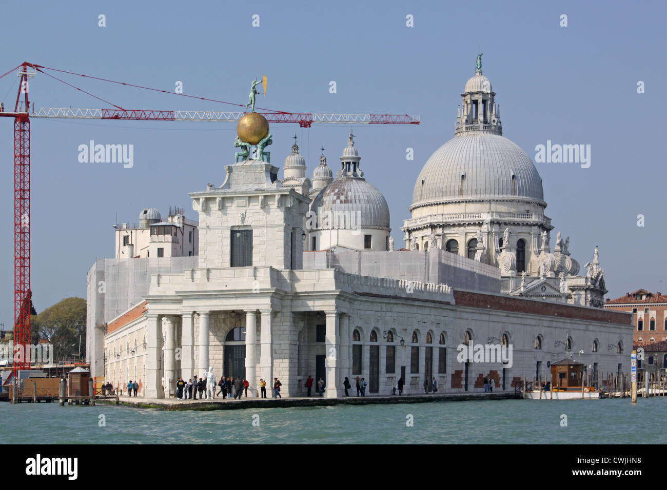 Italien. Venedig. Die Kathedrale Santa Maria della Salute Stockfoto