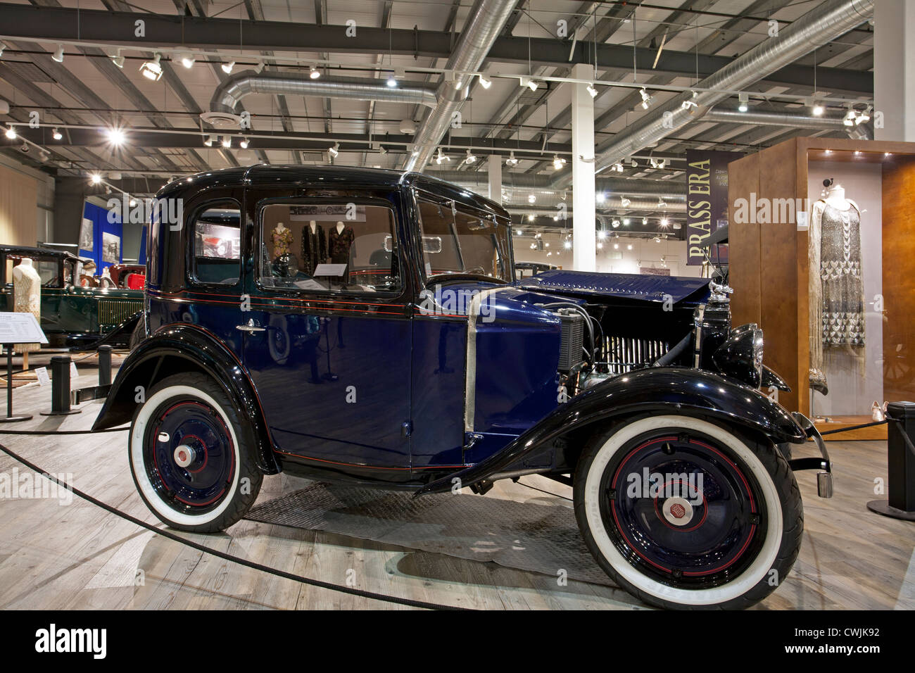 1934 Amerika Austin Serie 475 Coupe. Fountainhead Antique Auto Museum. Fairbanks. Alaska. USA Stockfoto