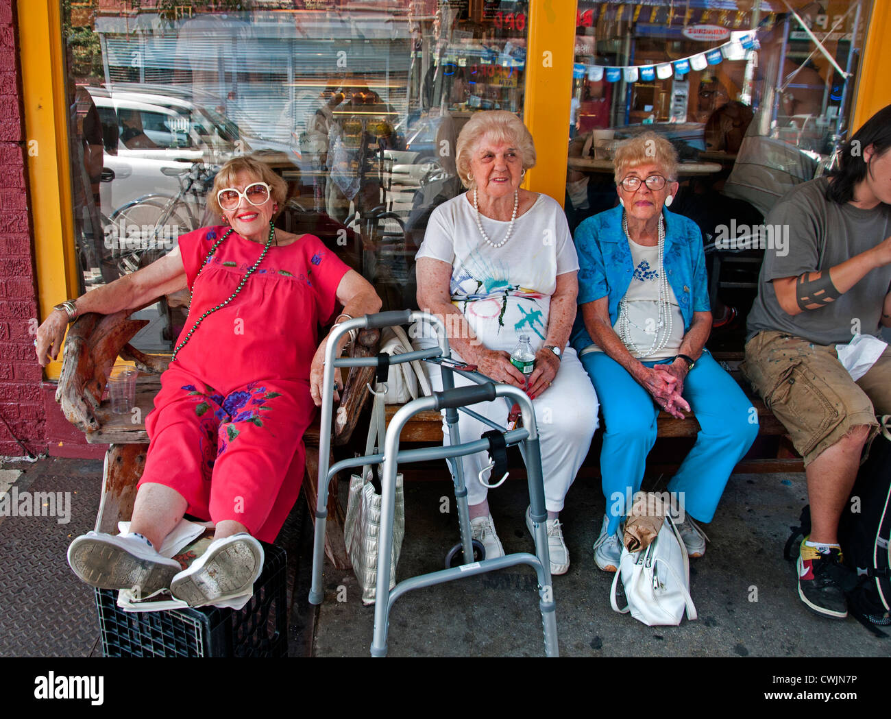 Bedford Avenue Williamsburg Brooklyn New York Vereinigte Staaten von Amerika Stockfoto