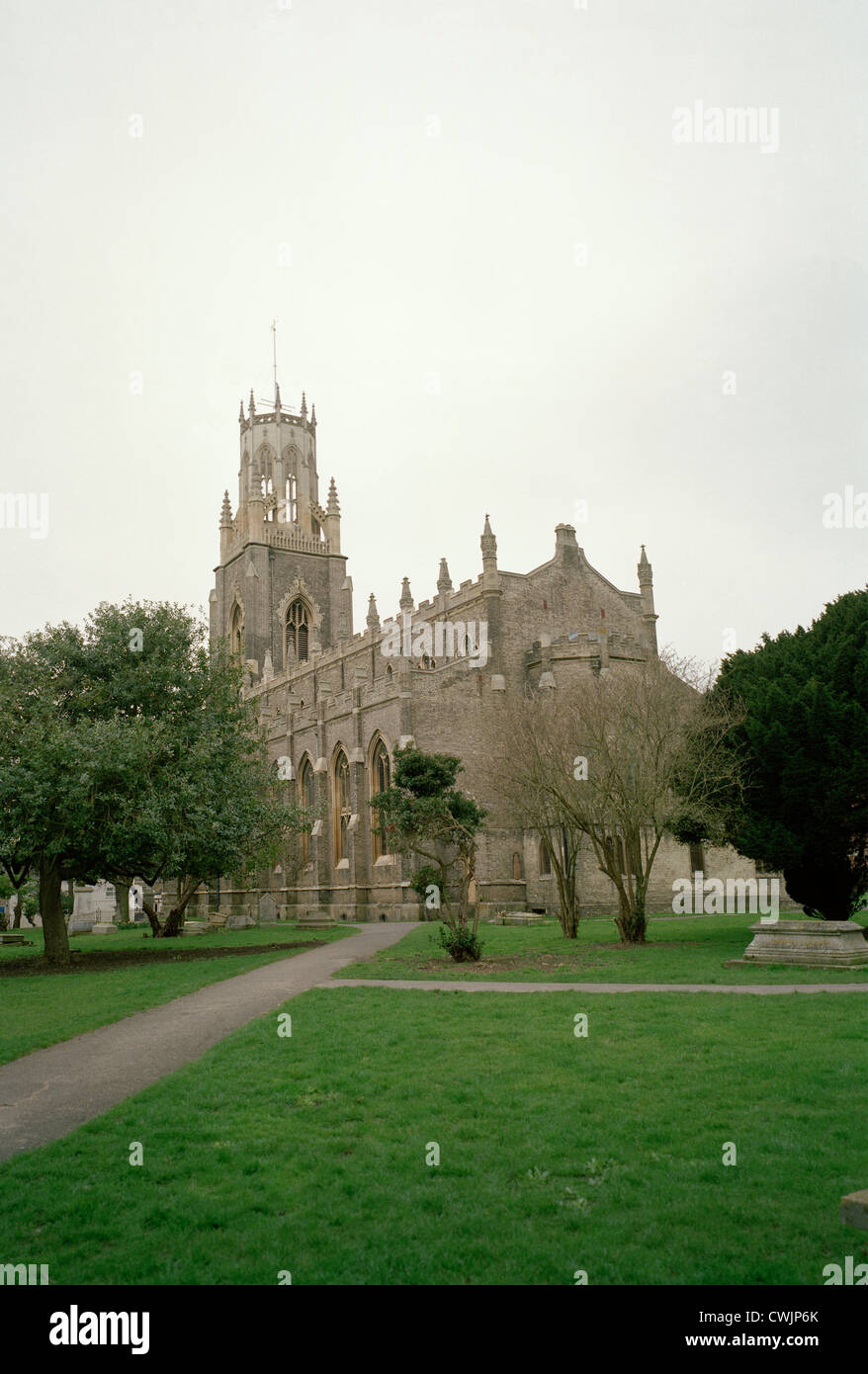 Kirche St. Georg der Märtyrer in Ramsgate, Kent in England in Großbritannien im Vereinigten Königreich. Religion-Architektur-Gebäude Stockfoto
