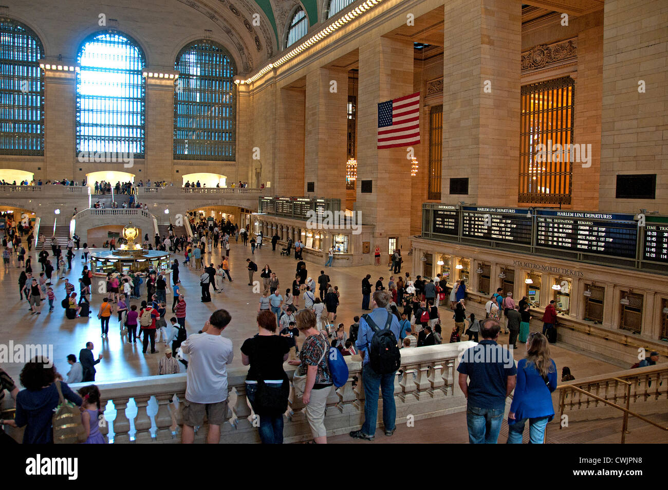 Grand Central Terminal, Grand Central Station, Grand Central, Pendlerbahnterminal an der 42. Street und Park Avenue, Manhattan, New York City. Stockfoto