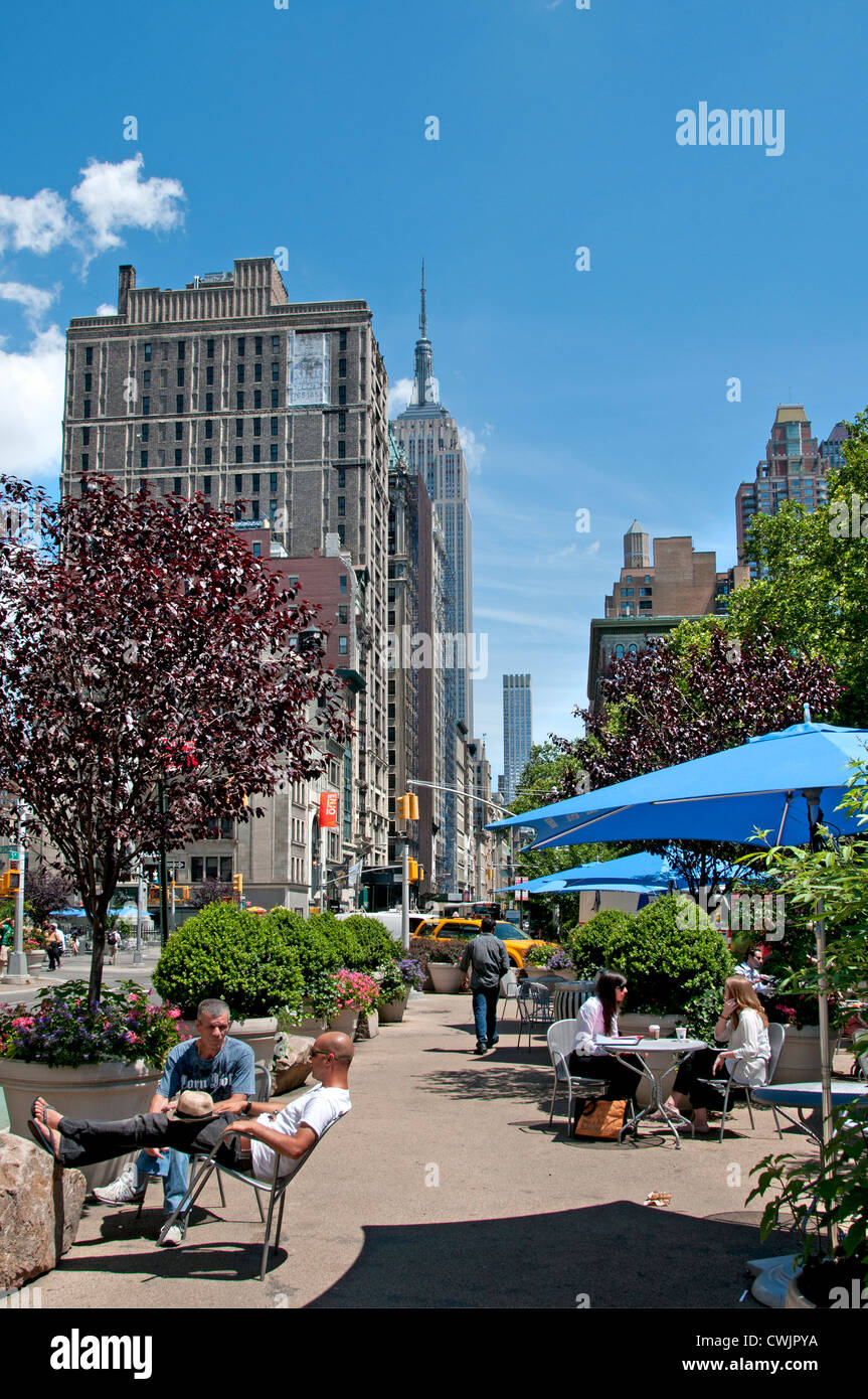 Empire State Building Manhattan New York Stadtteil Flatiron Building Stockfoto