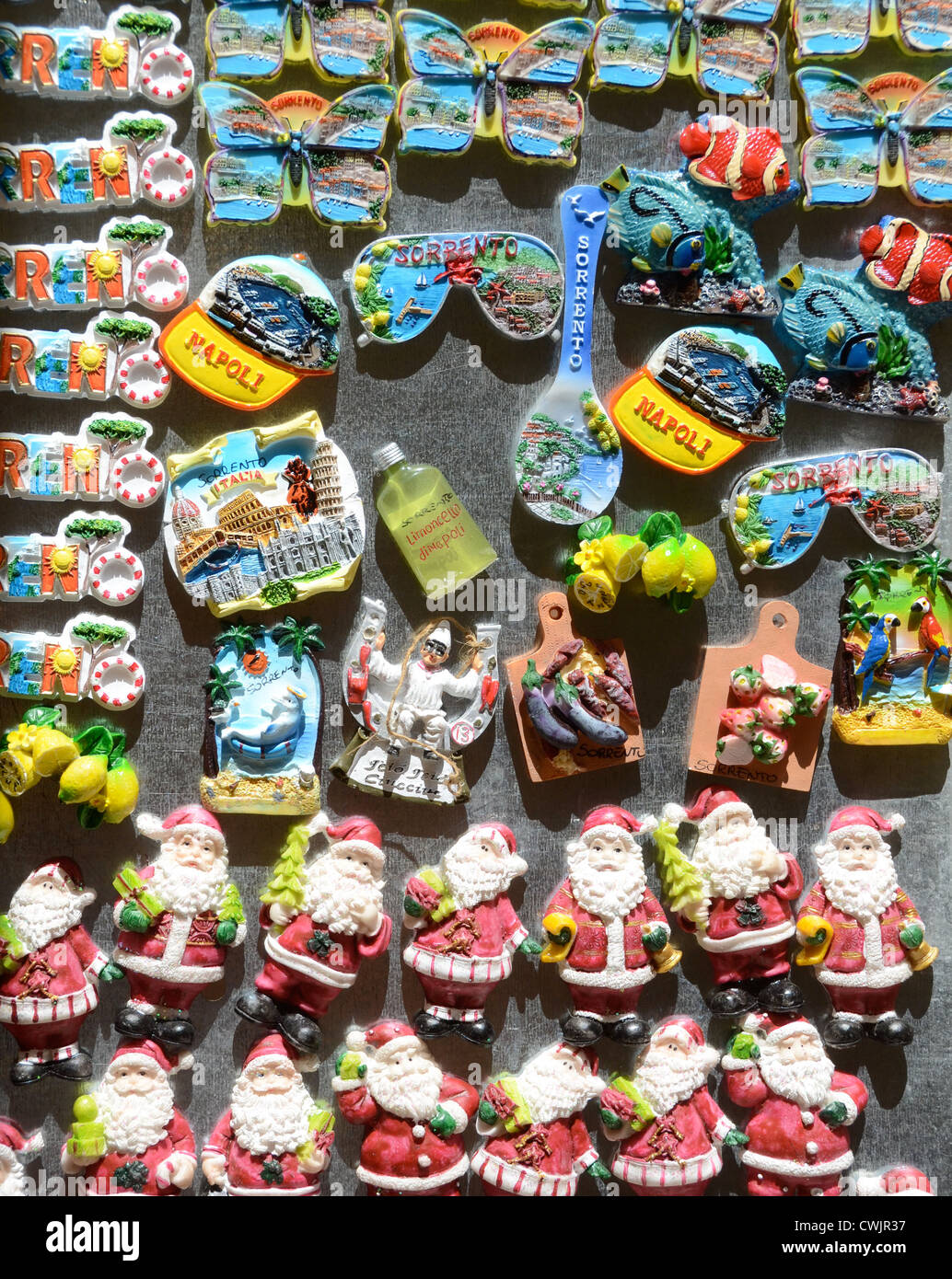 Dekorative Magnete Neapel & Pompeji – Handgefertigt Aus Harz, Souvenir & Geschenk, Mehrfarbig