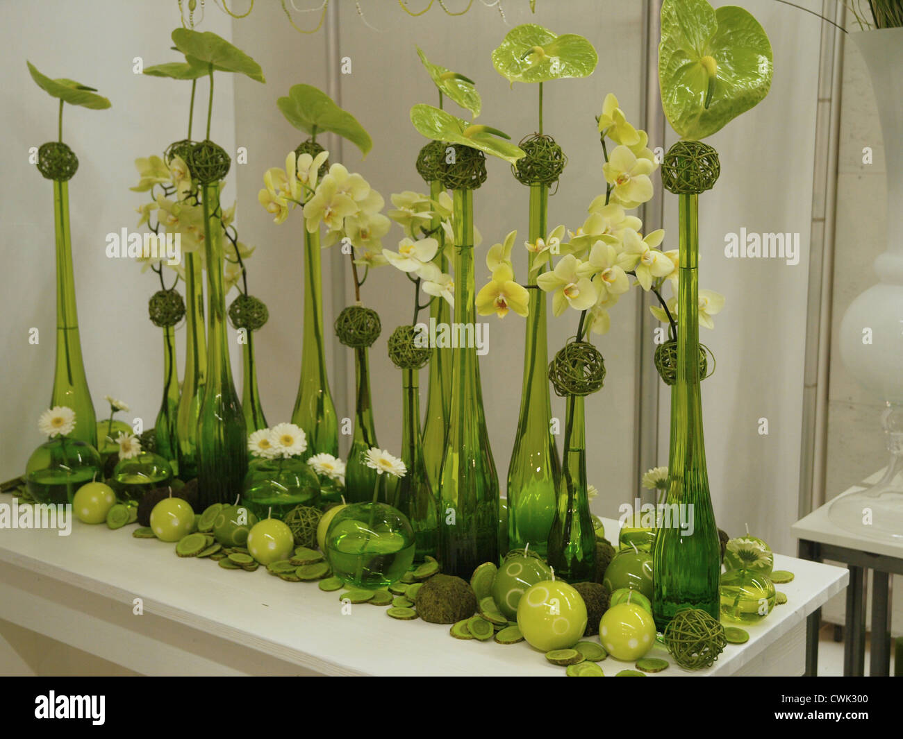 Detail der floralen Dekor Stockfoto