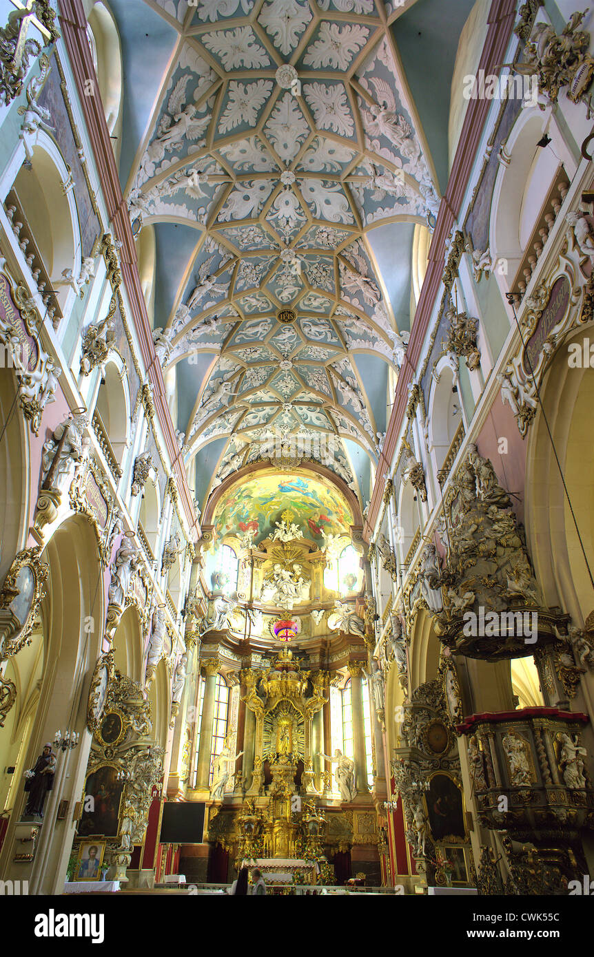 Kirche der Himmelfahrt der Heiligen Jungfrau Maria Glatz Polen Stockfoto