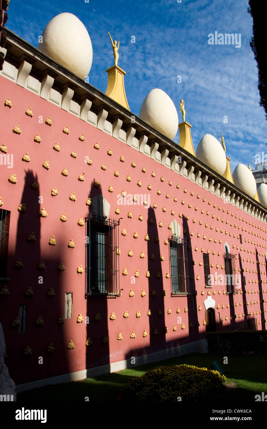 Salvador Dali Museum Theater in Figueres Catalonia Spanien Stockfoto