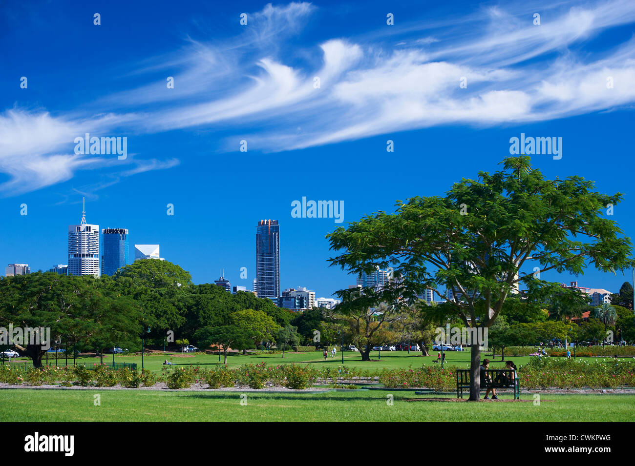 Neue Farm Park, Brisbane Queensland Australien Stockfoto