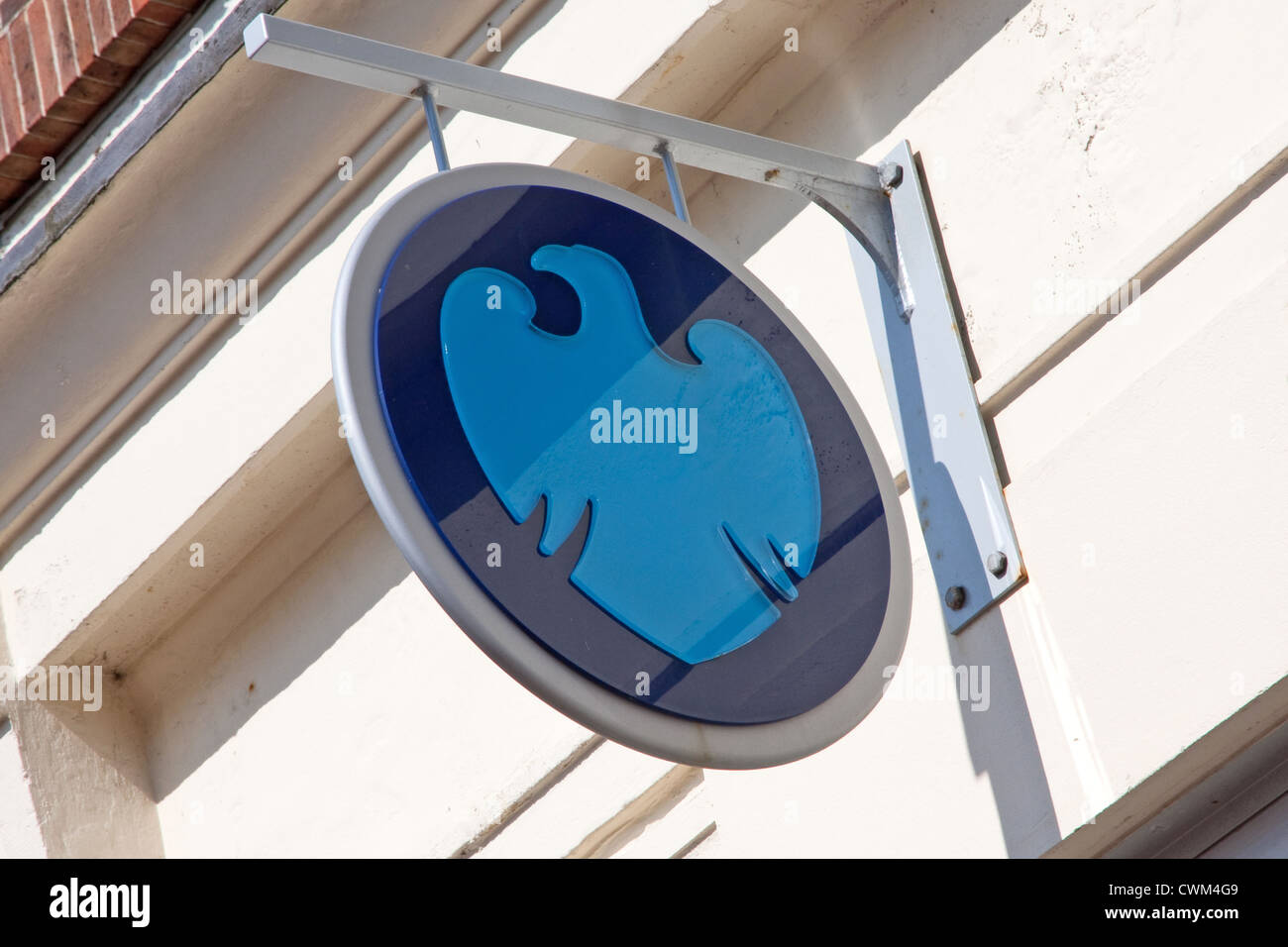 Melden Sie außen Barclays bank Stockfoto