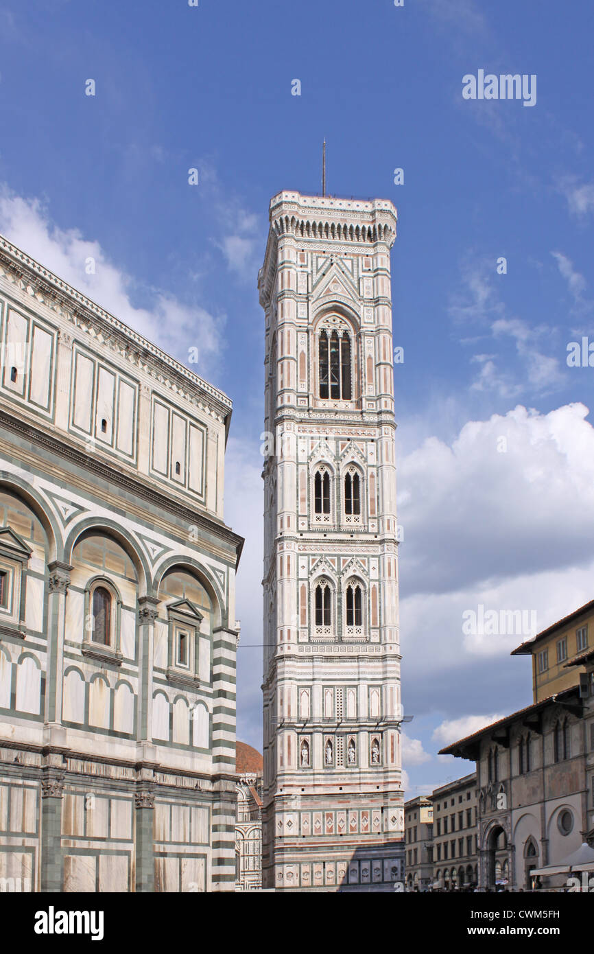 Italien. Florenz. Dom und der Glockenturm Stockfoto