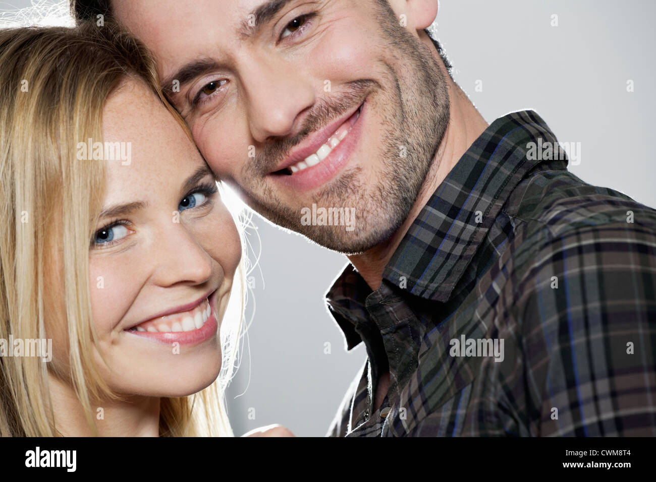 Paar, Lächeln, Porträt Stockfoto