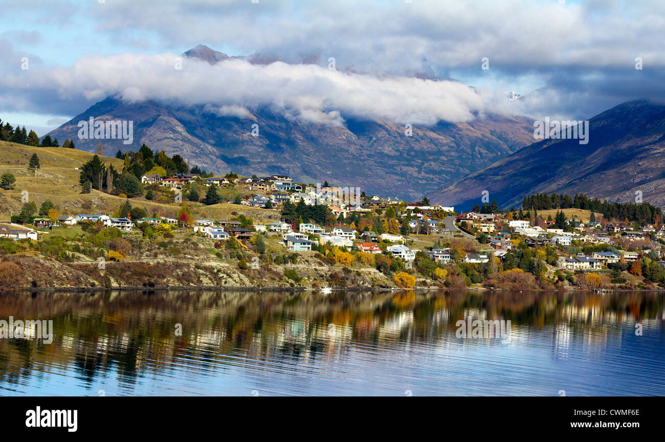 Atemberaubende Landschaft rund um Queenstown, Neuseeland 2P Stockfoto