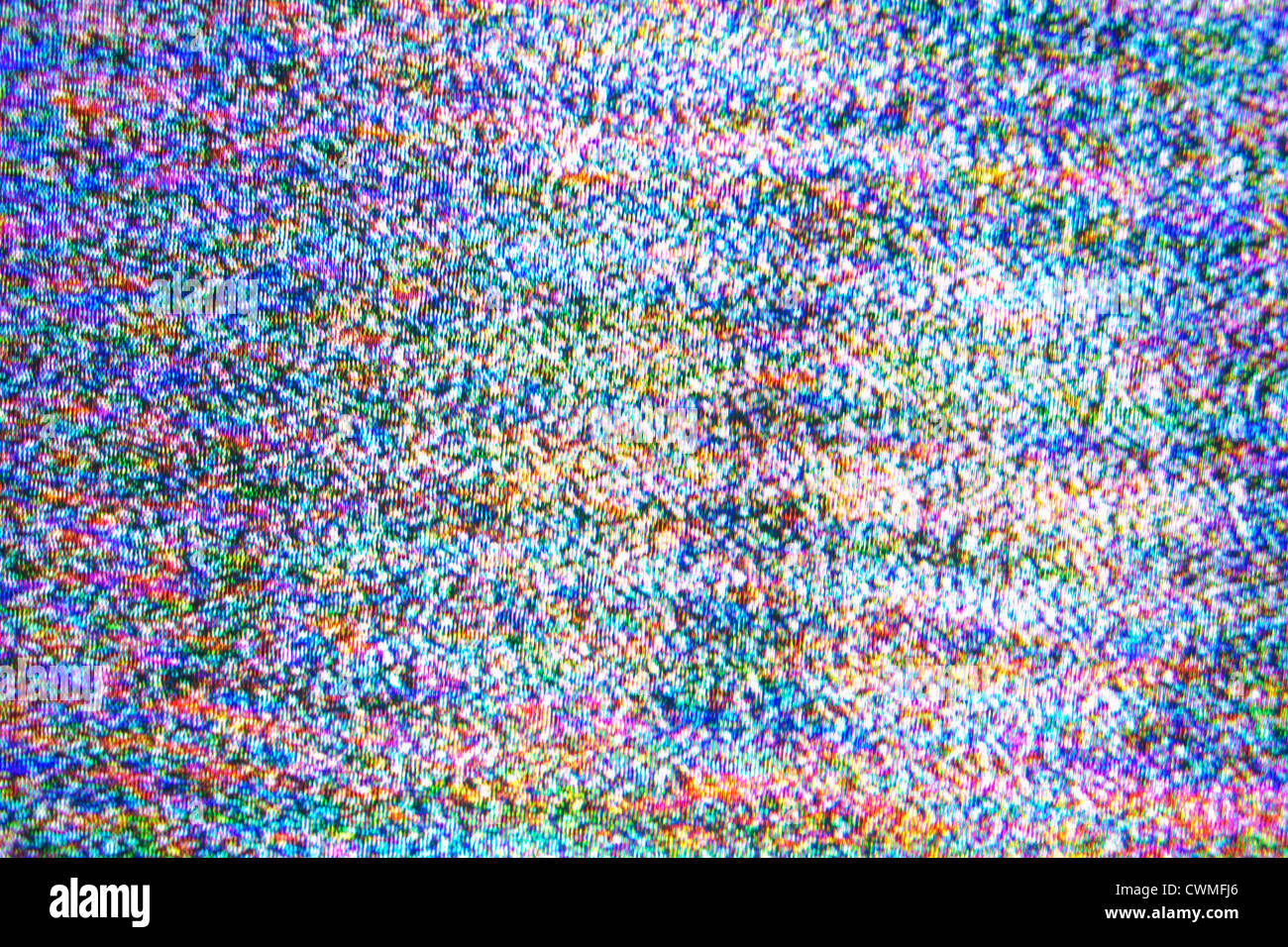 TV-statisches Muster Stockfoto