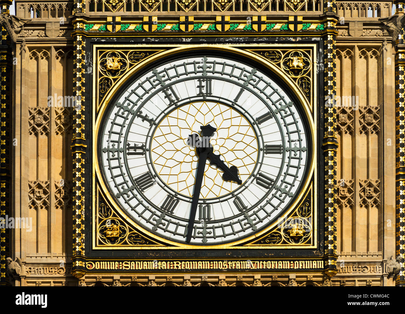 UK, London, Detail des Big Ben Stockfoto