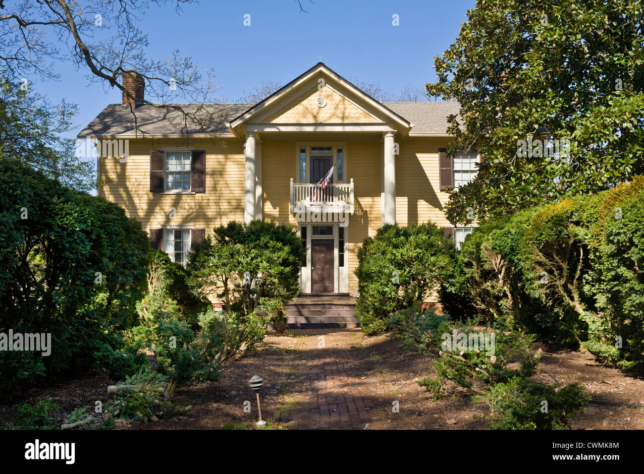 Asche Rasen-Hochland, ehemaliges Haus von James Monroe, Charlottesville, Virginia Stockfoto