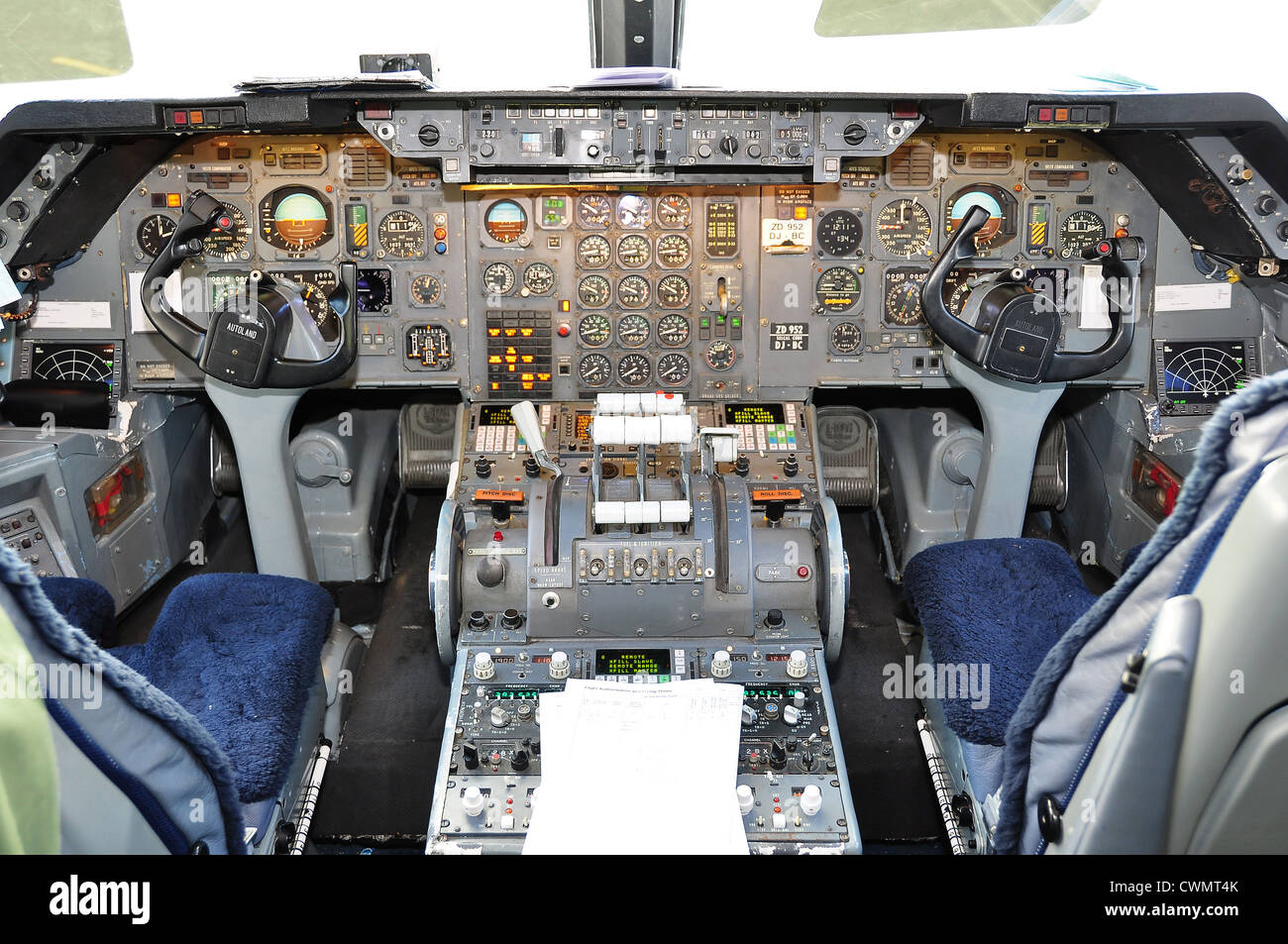 Cockpit Der Lockheed L1011 Tristar Stockfoto Bild 50245123