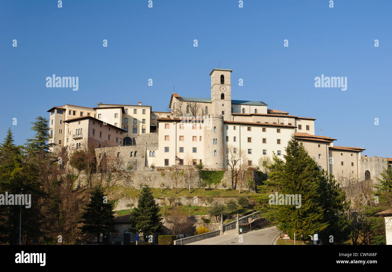 Castelmonte Heiligtum der Jungfrau Maria, Cividale del Friuli. Udine, Italien Stockfoto
