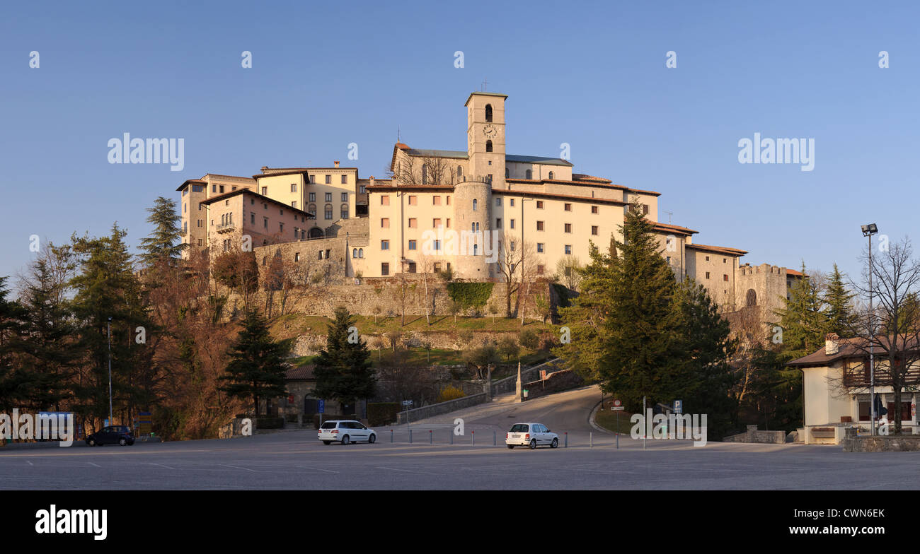Castelmonte Heiligtum der Jungfrau Maria, Cividale del Friuli. Udine, Italien Stockfoto