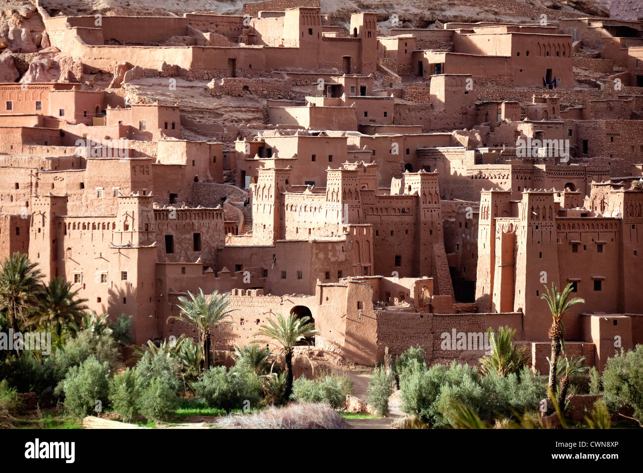 World Heritage Site Ksar und Kasbah Ait Ben Haddou, Marokko. Stockfoto