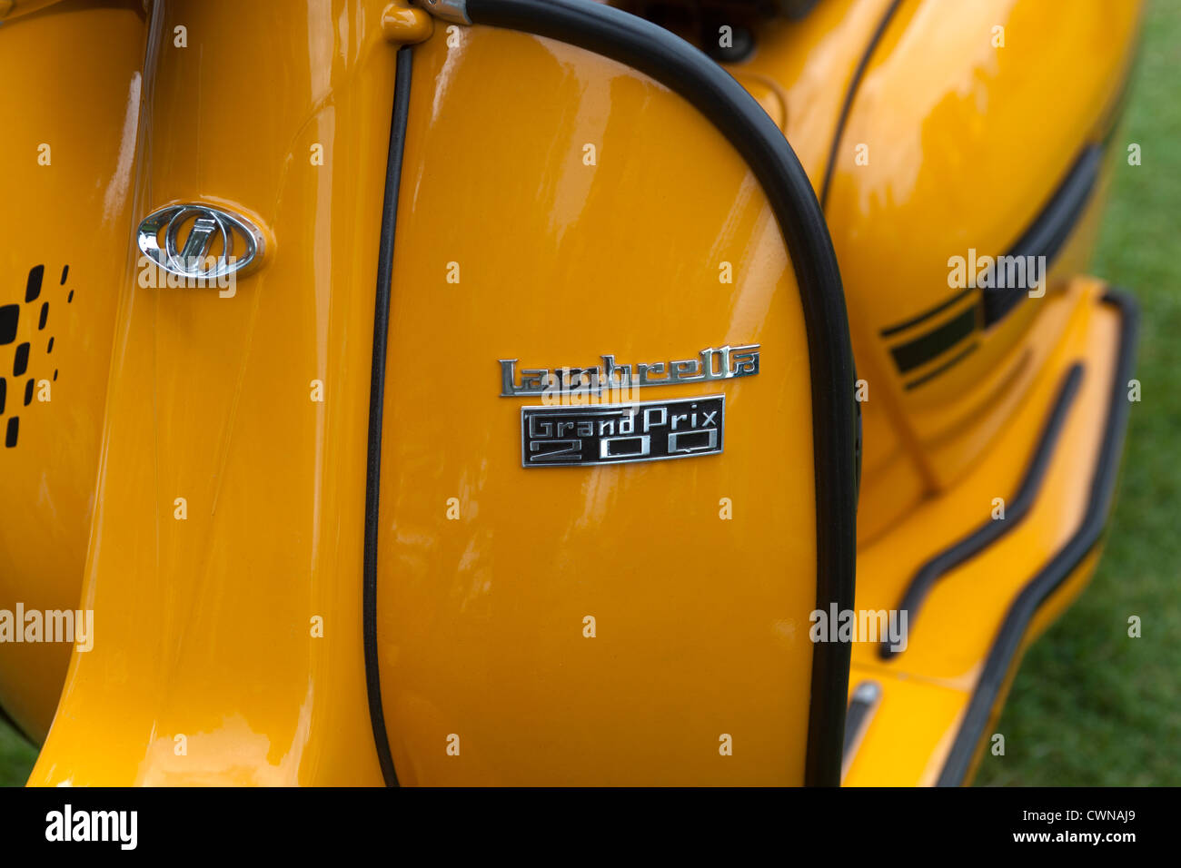 Lambretta Grand Prix 200 Roller Stockfoto