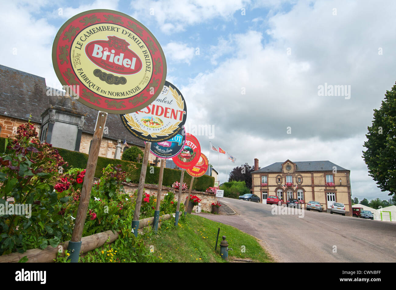 Camembert, Orne, BasseNormandie, Frankreich Stockfotografie Alamy