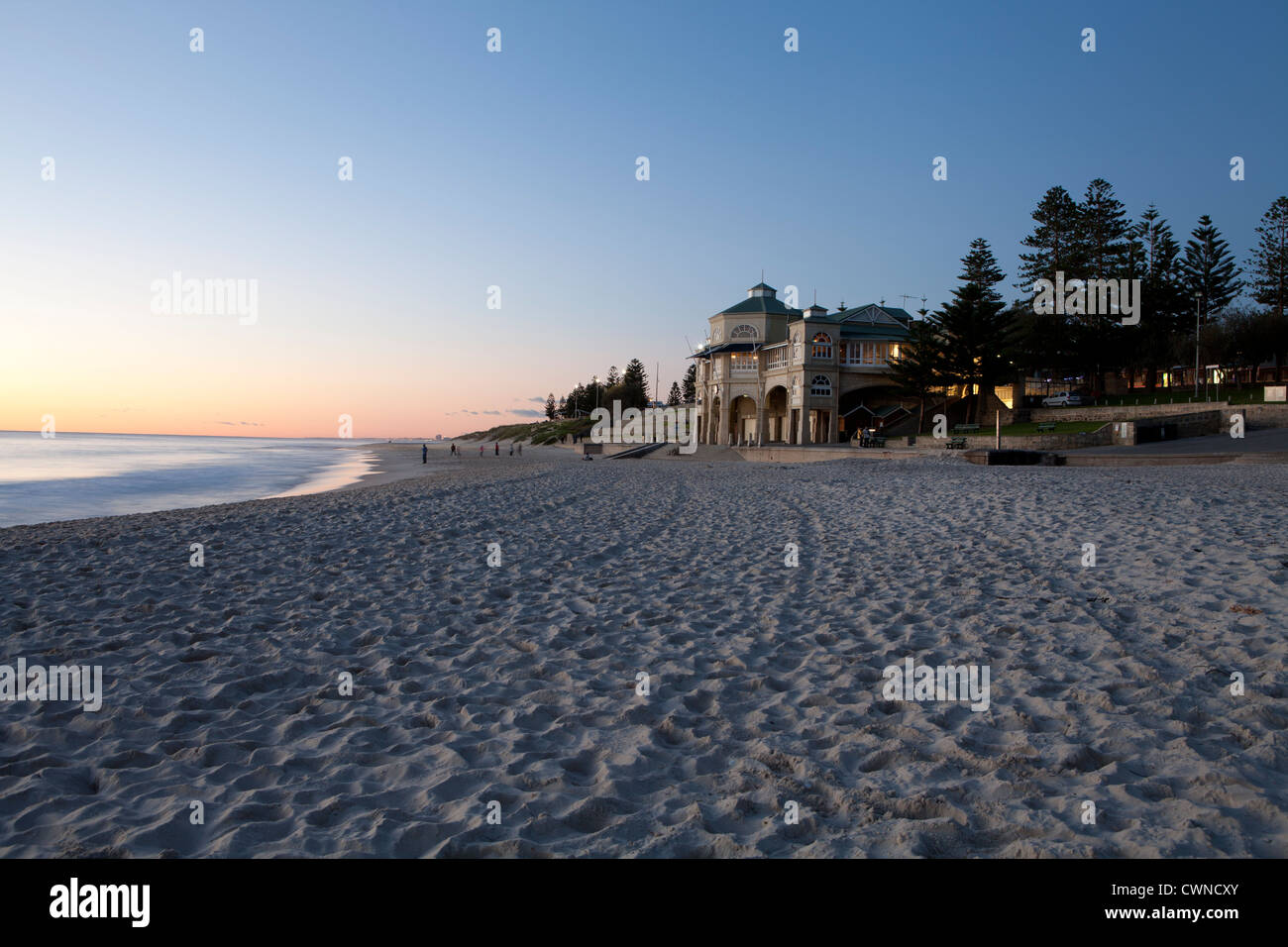 Die Indiana Teestuben am Cottesloe Beach, Perth, Westaustralien. Stockfoto