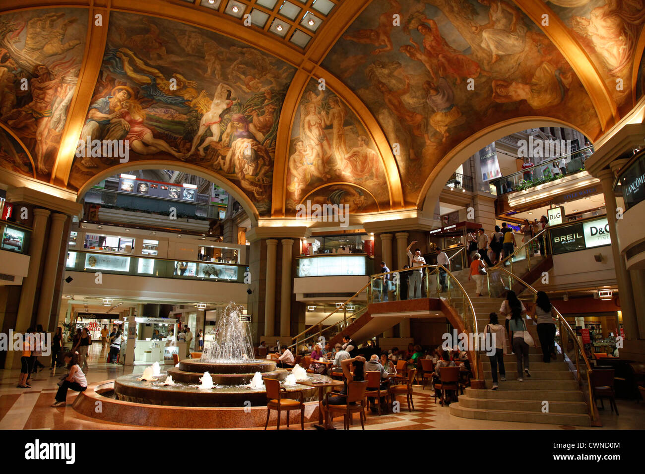 Galerias Pacifico-Shopping-Mall in Florida Street, Buenos Aires, Argentinien. Stockfoto