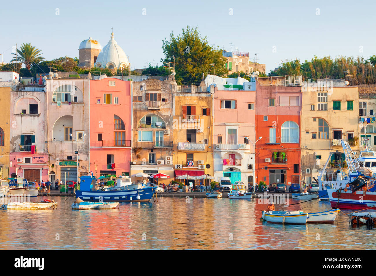Marina Grande, Insel Procida, Neapel, Kampanien, Italien Stockfoto