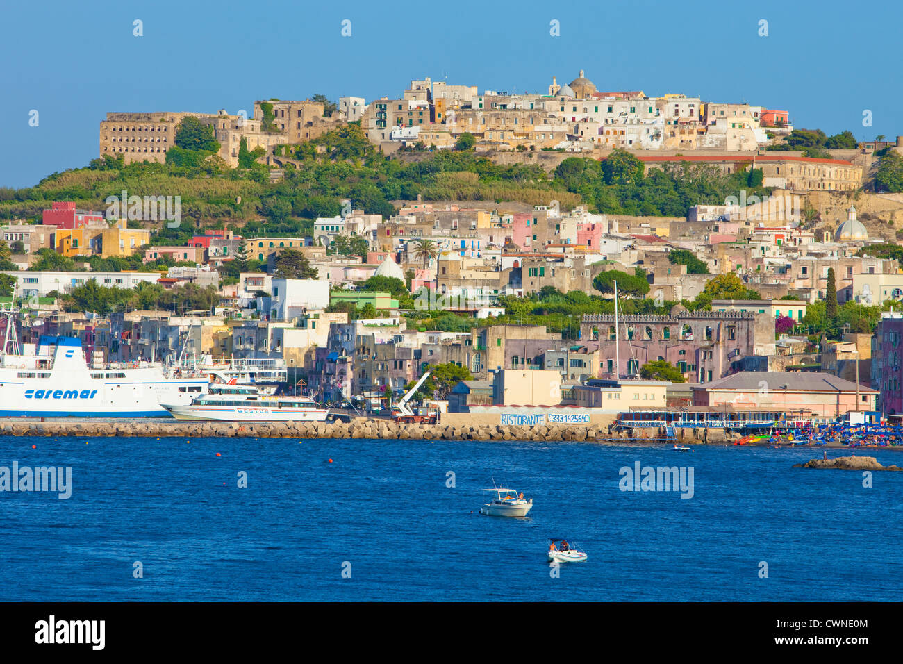 Marina Grande, Insel Procida, Neapel, Kampanien, Italien Stockfoto