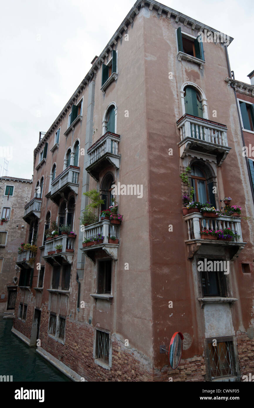 Typische venezianische Architektur, Venedig, Italien Stockfoto