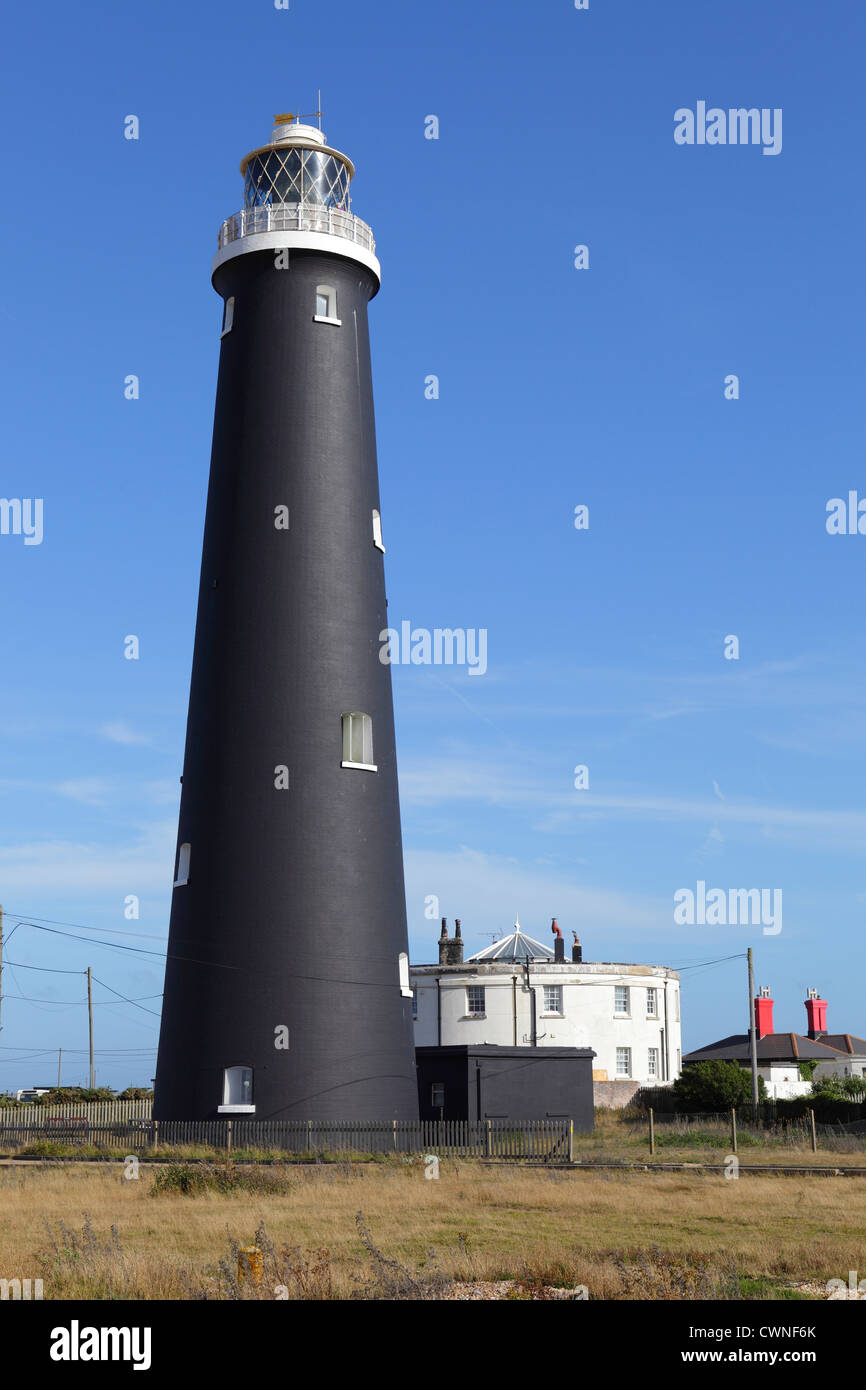 Alten Dungeness Leuchtturm, Kent, England, UK, GB Stockfoto