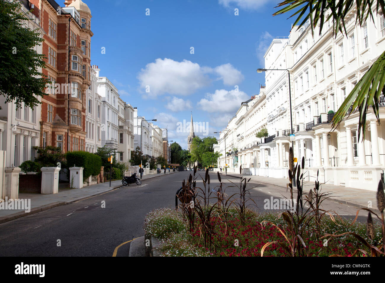 Kensington Park Gardens in Nottinghill - W11 - London UK Stockfoto