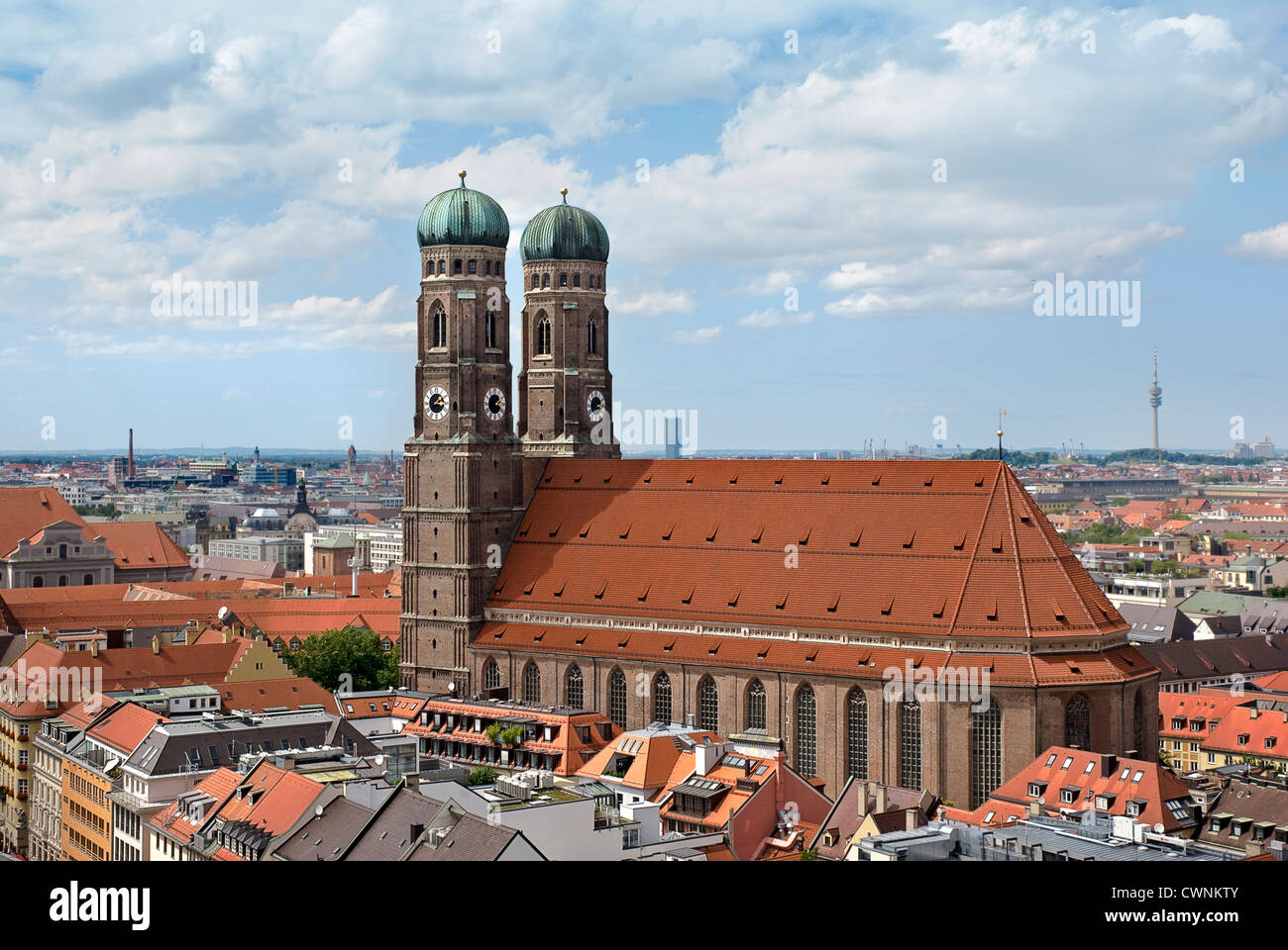 Kathedrale von unserer gesegneten Lady, Liebfrauendom, München, Bayern, Deutschland Stockfoto