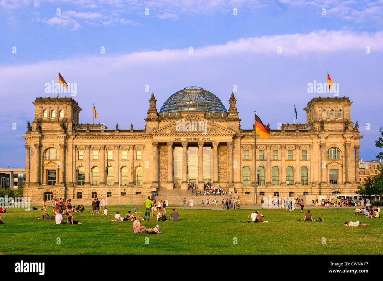 Europa, Deutschland, Berlin, Reichstag Stockfoto